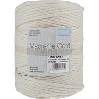 Trimits: Natural Cotton Macrame Cord 100m x 7mm