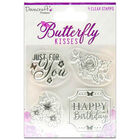 Dovecraft Premium Butterfly Kisses Stamp - Pack of 4 image number 1