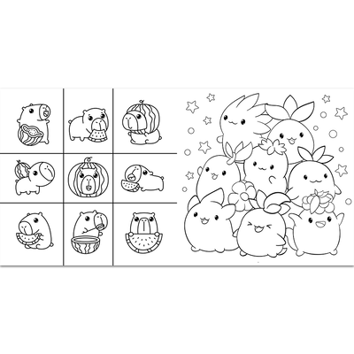 Super Kawaii Colouring Book image number 3