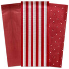 Red & Silver Christmas Tissue Paper: Pack of 9 image number 2