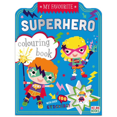 My Favourite Superhero Colouring Book image number 1