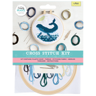 Simply Make: Whale Cross Stitch Craft Kit image number 1