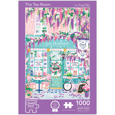 The Tea Room by Simply Katy 1000 Piece Jigsaw Puzzle image number 1