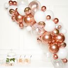 Rose Gold Balloon Arch Garland image number 2
