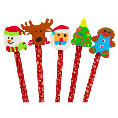 XMA20 5pk Pencil Toppers image number 3