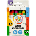 Jumbo Wax Crayons: Pack of 12 image number 1