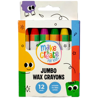 Jumbo Wax Crayons: Pack of 12