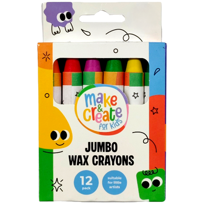 Jumbo Wax Crayons: Pack of 12 image number 1