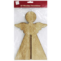 3D Wooden Decoration: Assorted