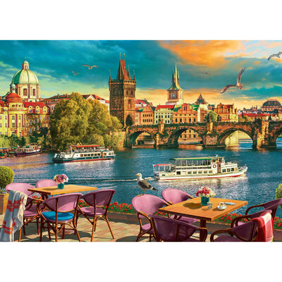 Evening in Prague 500 Piece Jigsaw Puzzle image number 2