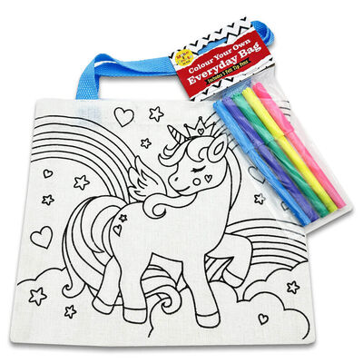 Colour Your Own Unicorn Bag Bundle: Pack of 12 image number 2