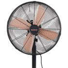 Beldray Adjustable Floor Standing 16 Inch Black Rose Gold Fan image number 2
