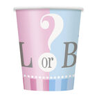 Boy or Girl Paper Cups - 8 Pack image number 1