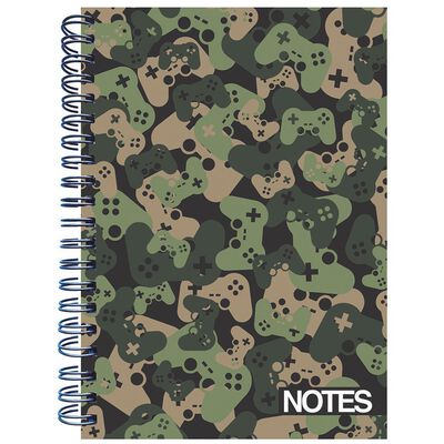 A4 Wiro Camo Green Notebook image number 1