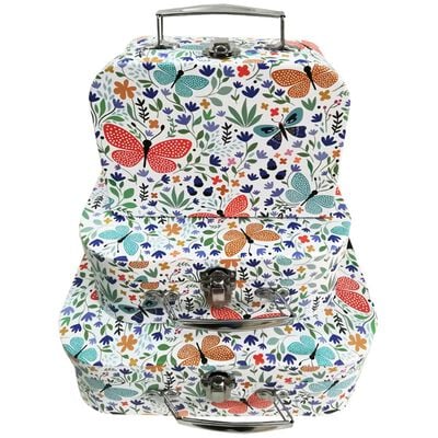 Butterfly Storage Suitcases: Set of 3 image number 1