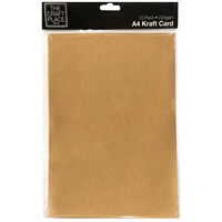 A4 Kraft Card: Pack of 15