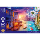 Venice Day & Night 500 Piece Jigsaw Puzzle image number 1