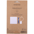 Make Your Own Cross Stitch Kit: Bow with Pearl Beads image number 3