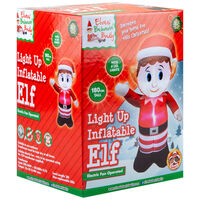 180cm LED Christmas Elf Inflatable Decoration