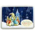 8 Peter Rabbit Christmas Cards in Tin - Mrs Rabbit image number 1