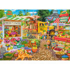 Farmers Market 500 Piece Jigsaw Puzzle image number 2