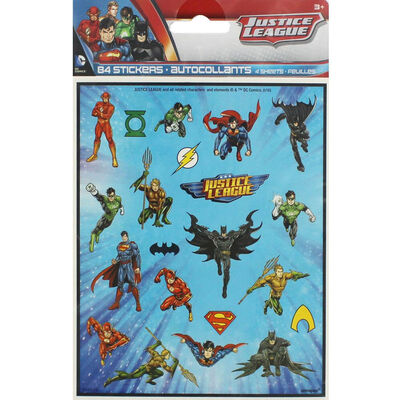 Justice League Sticker Sheets - 84 Stickers image number 1