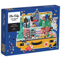The City That Never Sleeps 750 Piece Shaped Jigsaw Puzzle