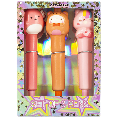 Dream Pop Character Pens: Pack of 3 image number 1