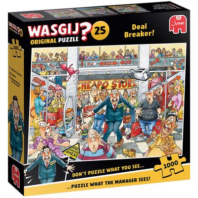 Wasgij Original 25 - Deal Breaker! 1000 Piece Jigsaw Puzzle image number 1