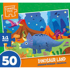 Dinosaur Land 50 Piece Jigsaw Puzzle image number 1