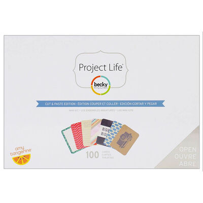 American Crafts: Project Life Heidi Swapp Cut & Paste 100 Piece Kit image number 1