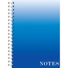 A5 Wiro Ombre Blue Lined Notebook image number 1
