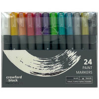Crawford & Black Paint Markers: Pack of 24