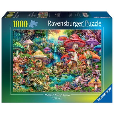 Merry Mushroom Village 1000 Piece Jigsaw Puzzle image number 1