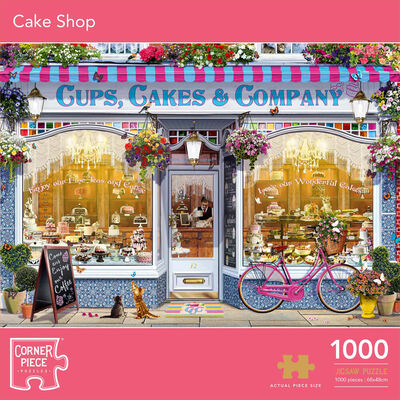 Cake Shop 1000 Piece Jigsaw Puzzle image number 1