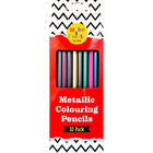 Metallic Colouring Pencils Pack of 10 image number 1