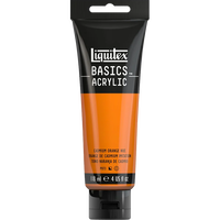 Liquitex Basics Acrylic Cadmium Orange Hue: 118ml