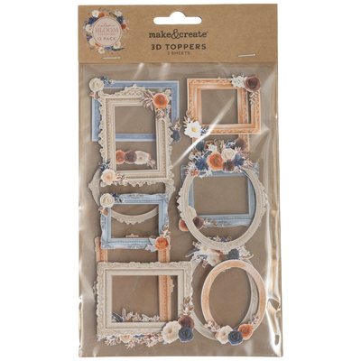 Autumn Bloom 3D Frame Toppers: Pack of 12 image number 3