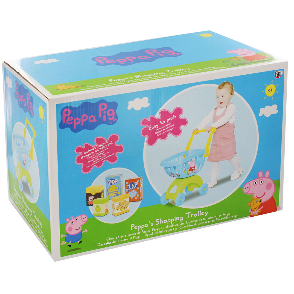 peppa pig trolley and till