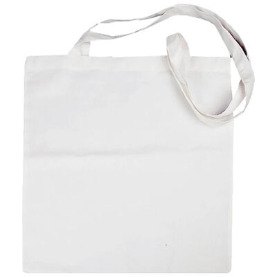 Decorate Your Own Shopping Bag: White image number 1