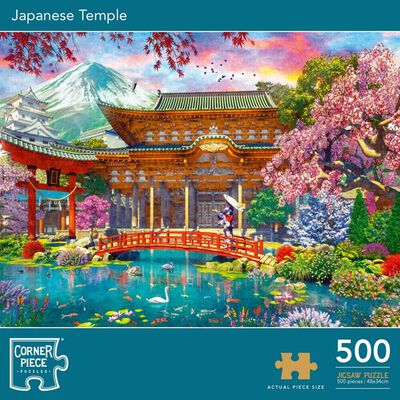 Japanese Temple 500 Piece Jigsaw Puzzle image number 1
