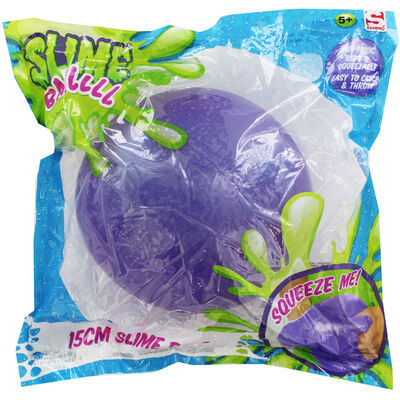 Jumbo Glitter Slime Ball - Purple image number 1