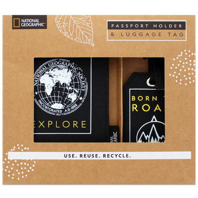 National Geographic Passport Holder and Luggage Tag image number 1