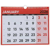 2026 Easy View Month to View Calendar