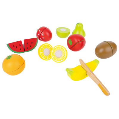 PlayWorks Wooden Fruit Chopping Play Set image number 2