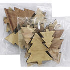Wooden Christmas Tree Shapes: Pack of 16 image number 1