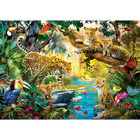 Tropical Leopards 500 Piece Jigsaw Puzzle image number 2