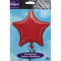 18 Inch Red Star Helium Balloon