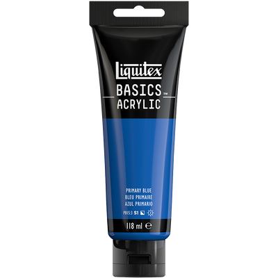 Liquitex Basics Acrylic Primary Blue: 118ml image number 1