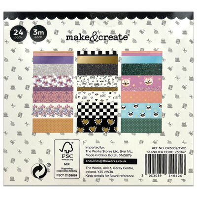 Doodle Washi Tape: Pack of 24 image number 2